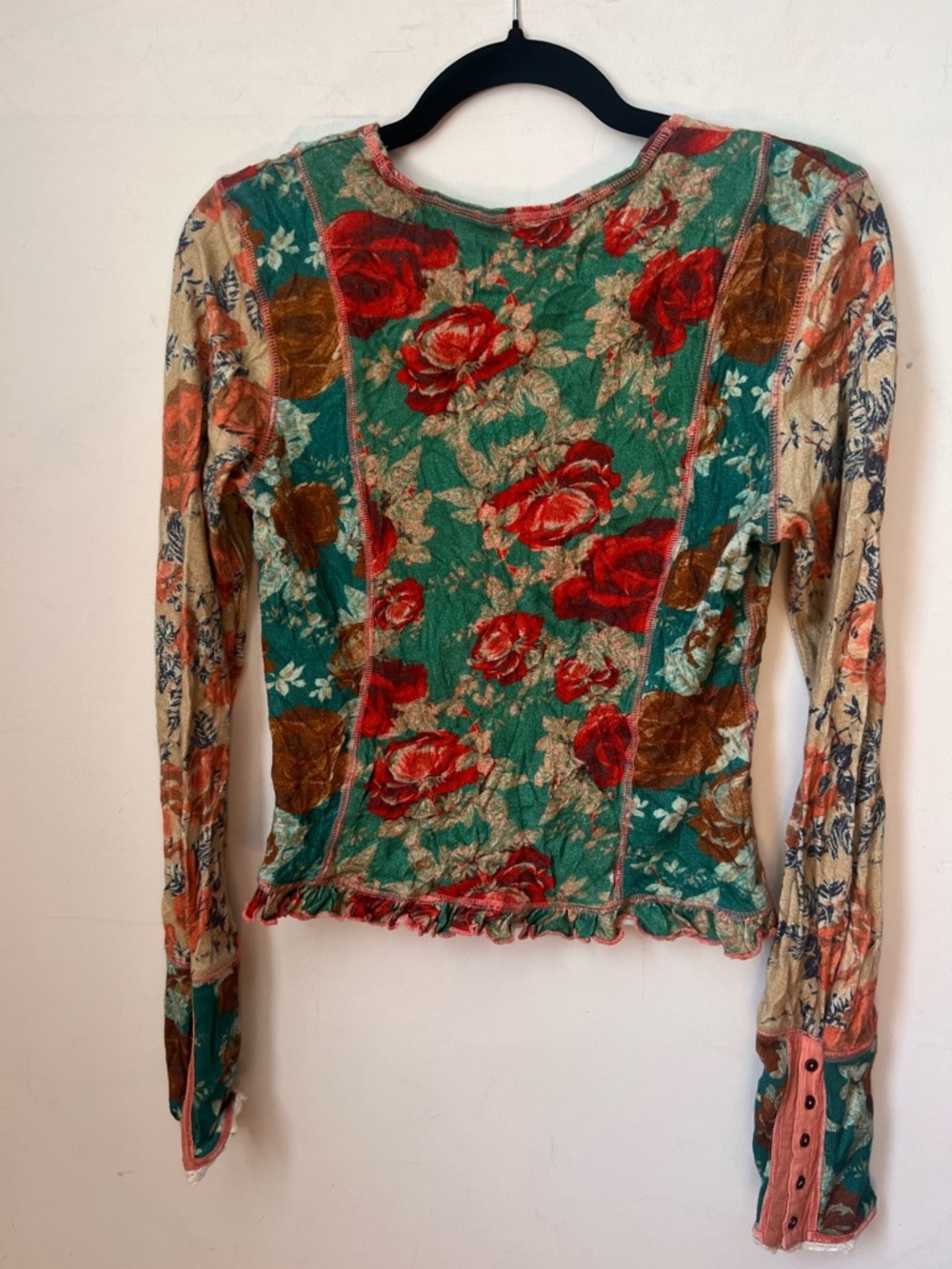 FREE PEOPLE From the heart shirt medium m top - Picture 3 of 6